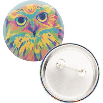 Pinbadge Mini Button Met Pin Zilver Pinbadge Mini Button Met Pin Zilver