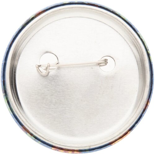 Pinbadge Maxi Button Met Pin Zilver