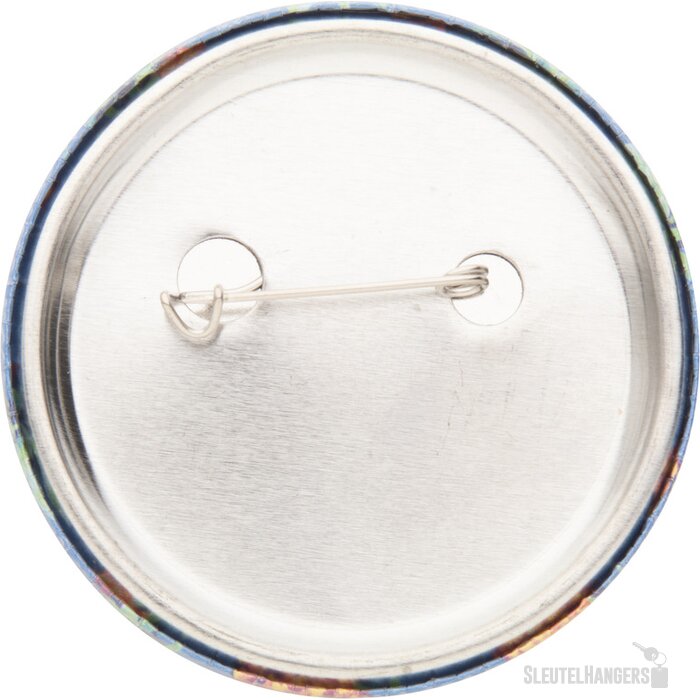 Pinbadge Maxi Button Met Pin Zilver