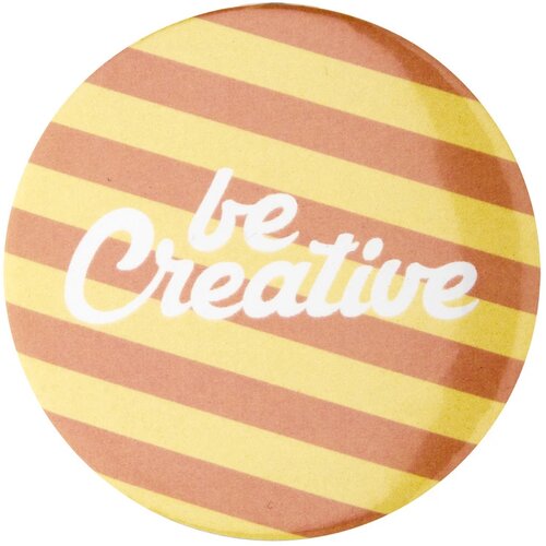 Pinbadge Maxi Button Met Pin Zilver