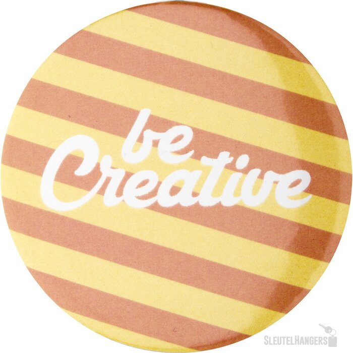 Pinbadge Maxi Button Met Pin Zilver