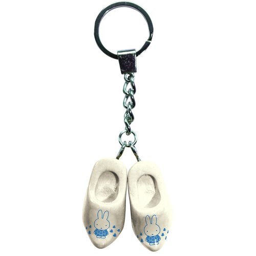 Sleutelhanger met 2 klompjes Nijntje Blauw
