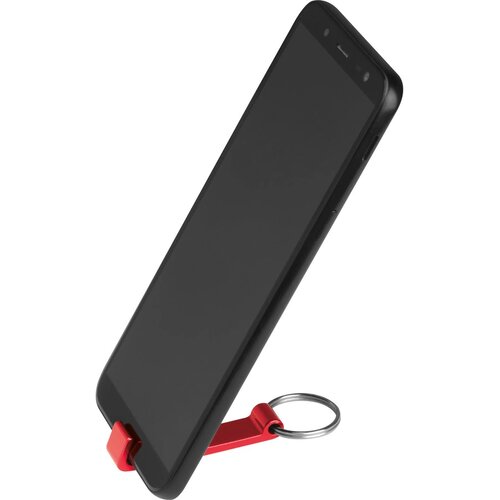 Sleutelhanger met flesopener rood