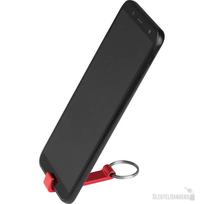 Sleutelhanger met flesopener rood