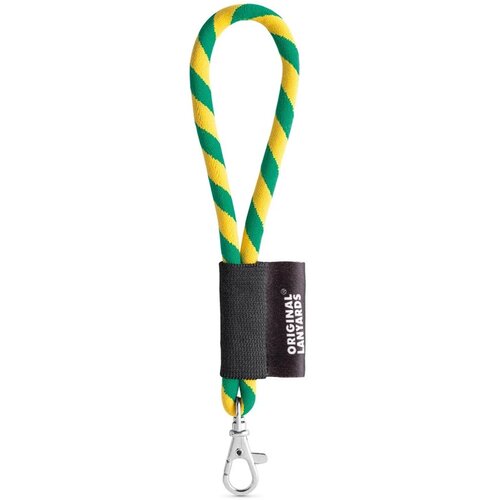 Lanyard Tube Korte Keycord Geel
