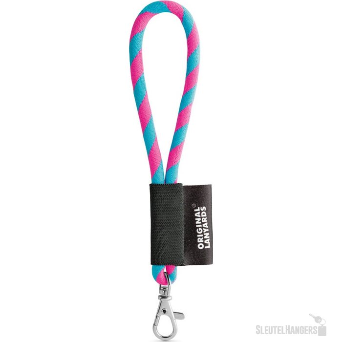 Lanyard Tube Korte Keycord Roze