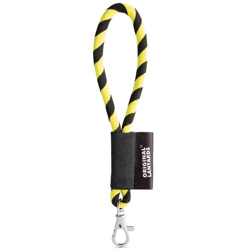 Lanyard Tube Korte Keycord Geel