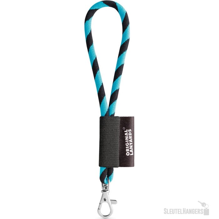 Lanyard Tube Korte Keycord Zwart