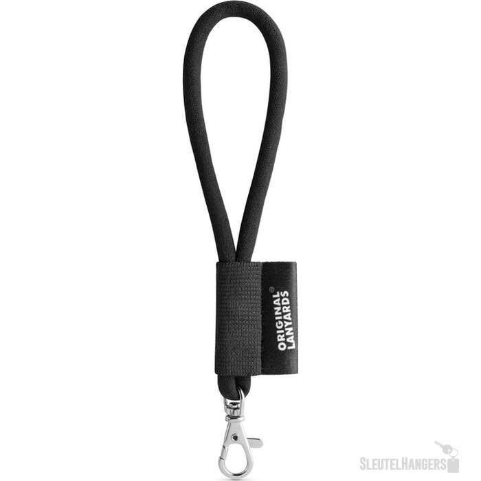 Lanyard Tube Korte Keycord Zwart