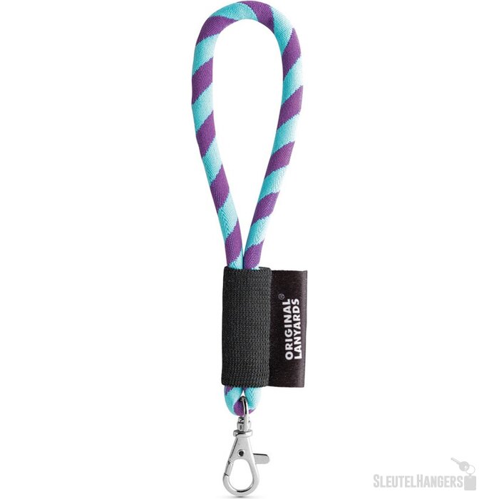 Lanyard Tube Korte Keycord Paars