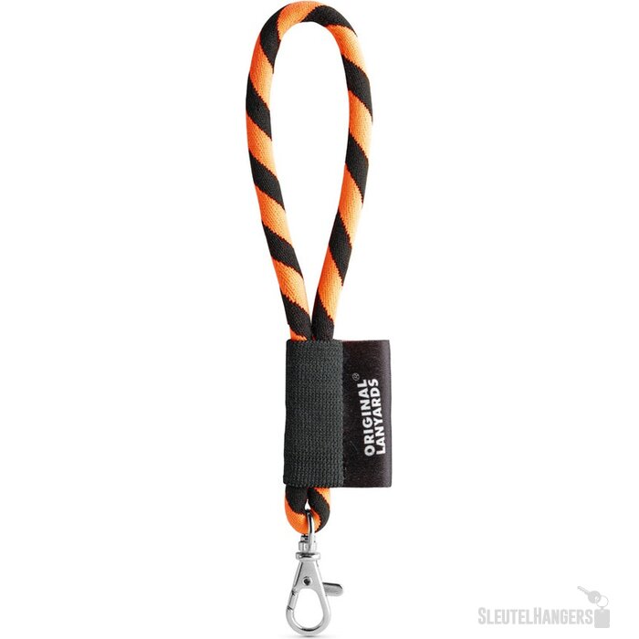 Lanyard Tube Korte Keycord Zwart