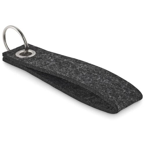 Rpet vilten sleutelhanger Grijs