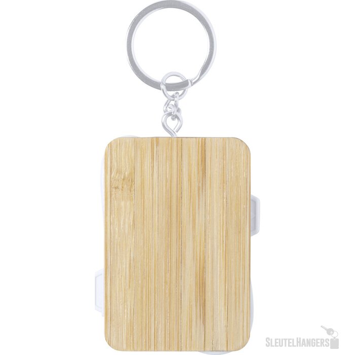 Rusell Sleutelhanger Usb-Oplaadkabel Wit