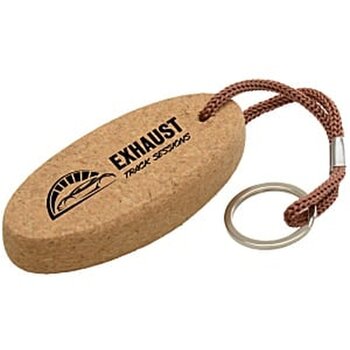 Drijvende Kurk Sleutelhanger Naturel