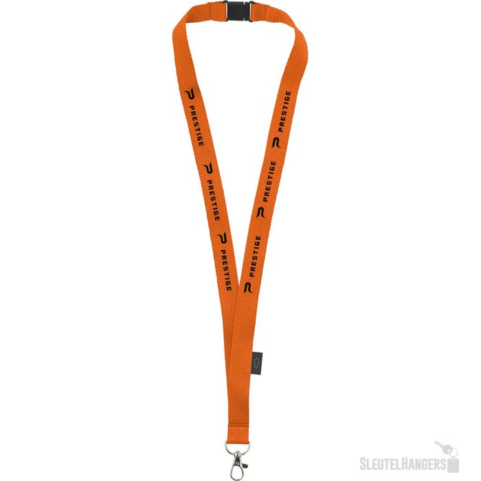 Rpet Lanyard Safety Keycord Oranje