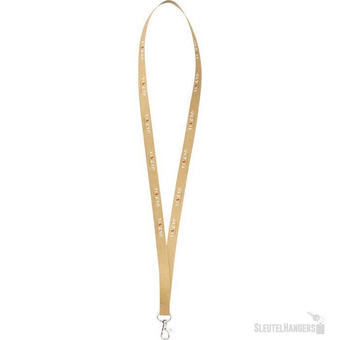 Lanyard Paper 1,5 Cm Keycord Naturel