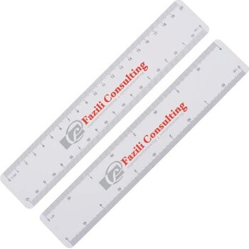 Mailing liniaal met 4 schalen (20 cm) Wit