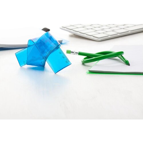 Flexibele liniaal (30 cm) Blauw