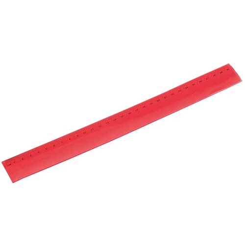 Flexibele liniaal (30 cm) Rood