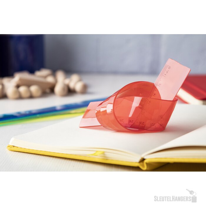 Flexibele liniaal (30 cm) Rood