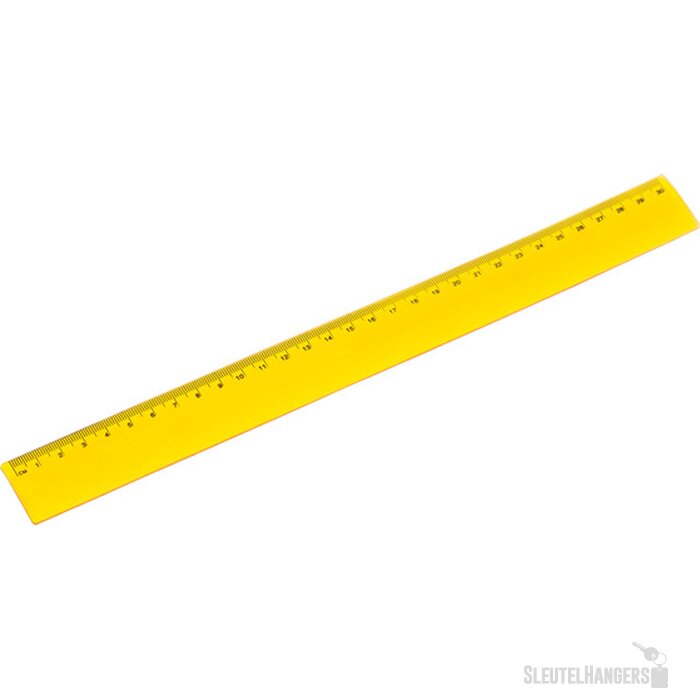 Flexibele liniaal (30 cm) Geel