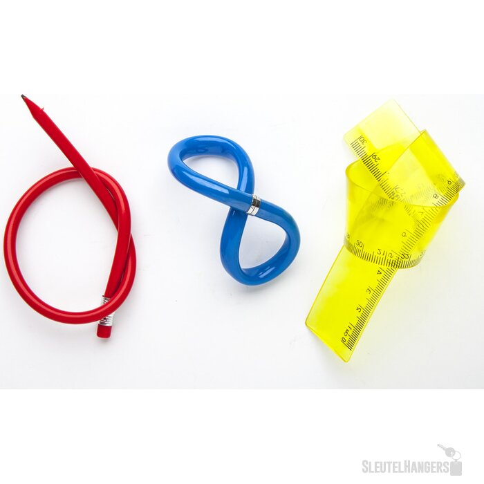 Flexibele liniaal (30 cm) Geel