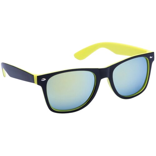 Two Tone Zonnebril Met Spiegelglazen Geel