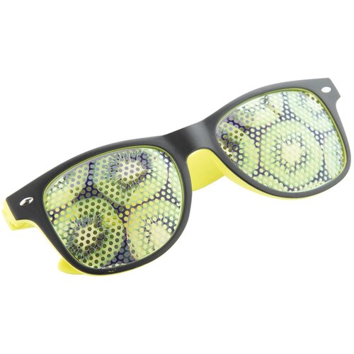Two Tone Zonnebril Met Spiegelglazen Geel