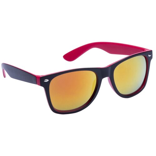 Two Tone Zonnebril Met Spiegelglazen Rood