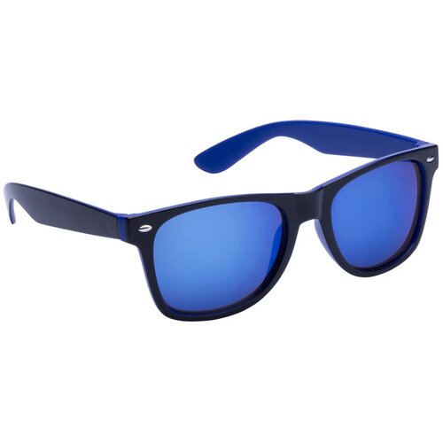 Two Tone Zonnebril Met Spiegelglazen Blauw