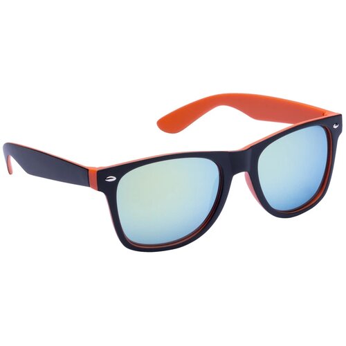 Two Tone Zonnebril Met Spiegelglazen Oranje