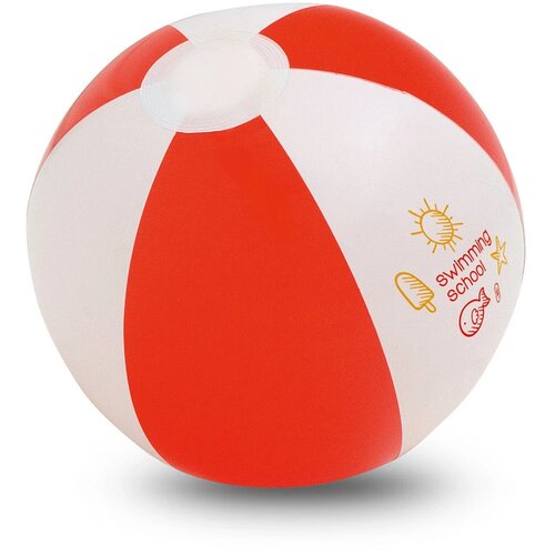Kleine Strandbal (Ø 23 Cm) Rood
