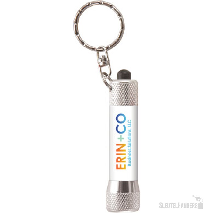 Zaklamp LED sleutelhanger Wit