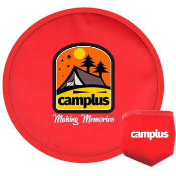 Opvouwbare Frisbee Met Hoesje Rood