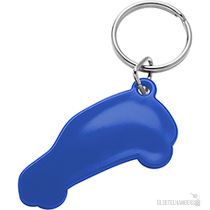 Sleutelhanger auto blauw