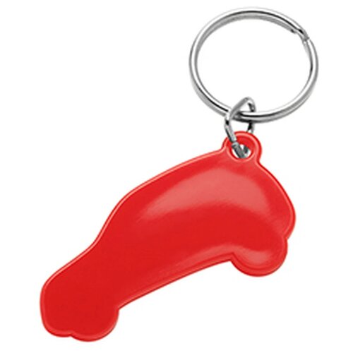 Sleutelhanger auto rood