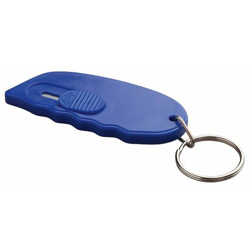 Sleutelhanger met mesje blauw