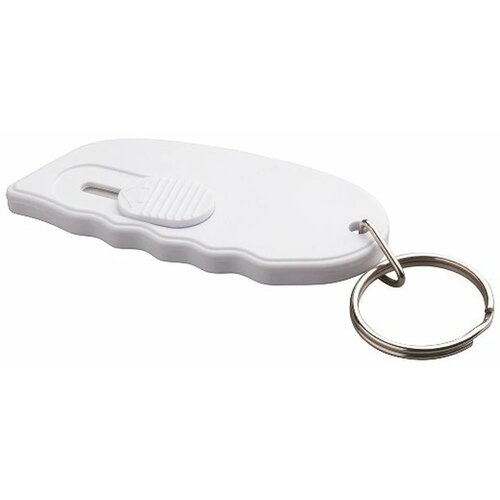 Sleutelhanger met mesje wit