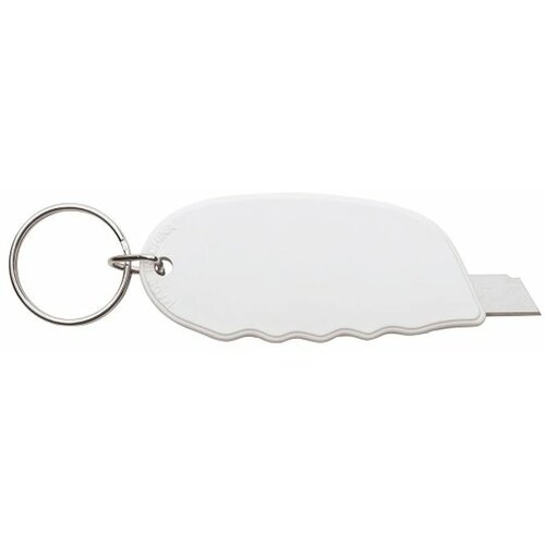 Sleutelhanger met mesje wit