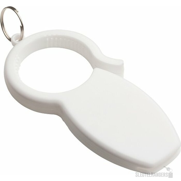 Sleutelhanger 3-in-1 opener wit