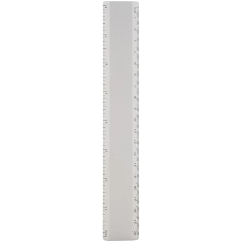 Aluminium liniaal (20 cm) Zilver