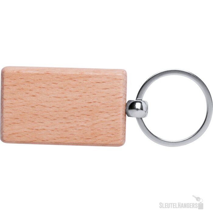 Beukenhout Sleutelhanger Naturel