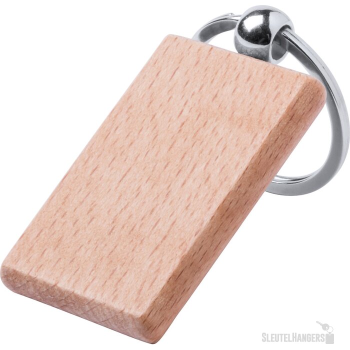 Beukenhout Sleutelhanger Naturel