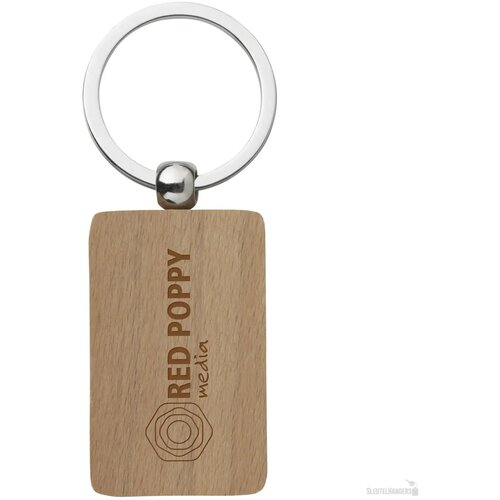 Beukenhout Sleutelhanger Naturel