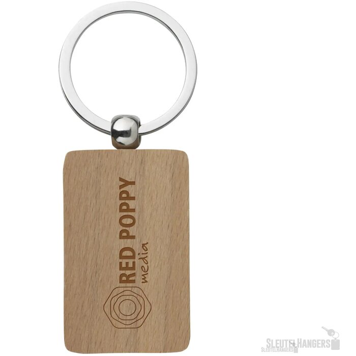 Beukenhout Sleutelhanger Naturel