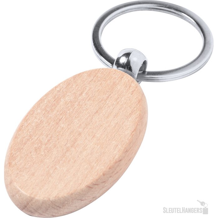 Beukenhout Sleutelhanger Naturel