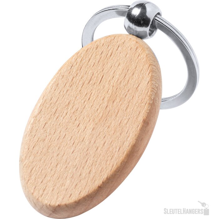 Beukenhout Sleutelhanger Naturel
