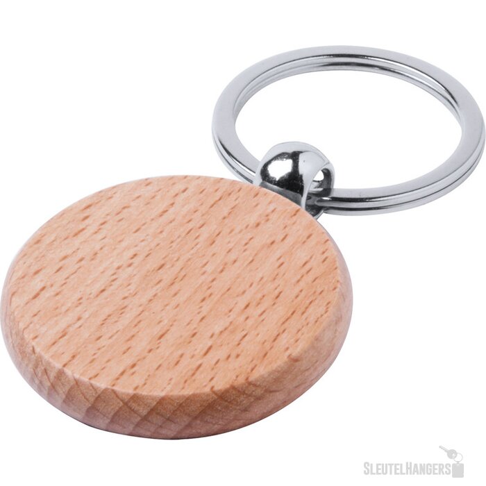 Beukenhout Sleutelhanger Naturel