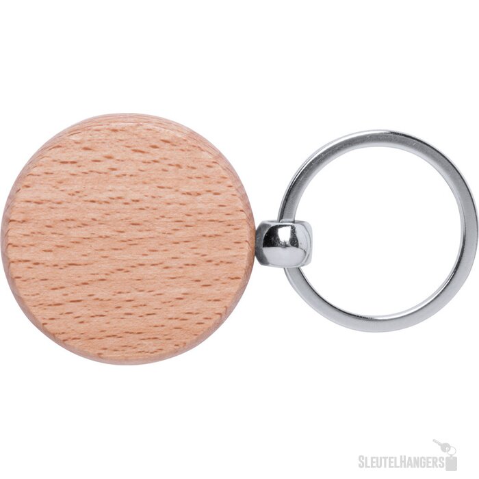 Beukenhout Sleutelhanger Naturel