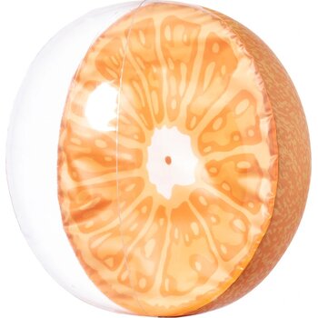 Strandbal met fruitdecoratie (Ø 28 cm) Oranje